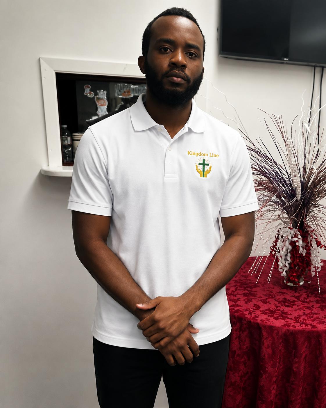 White Polo Shirt Front